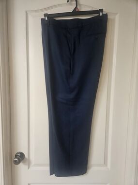Savane Navy Dress Pants - Classic Straight Leg